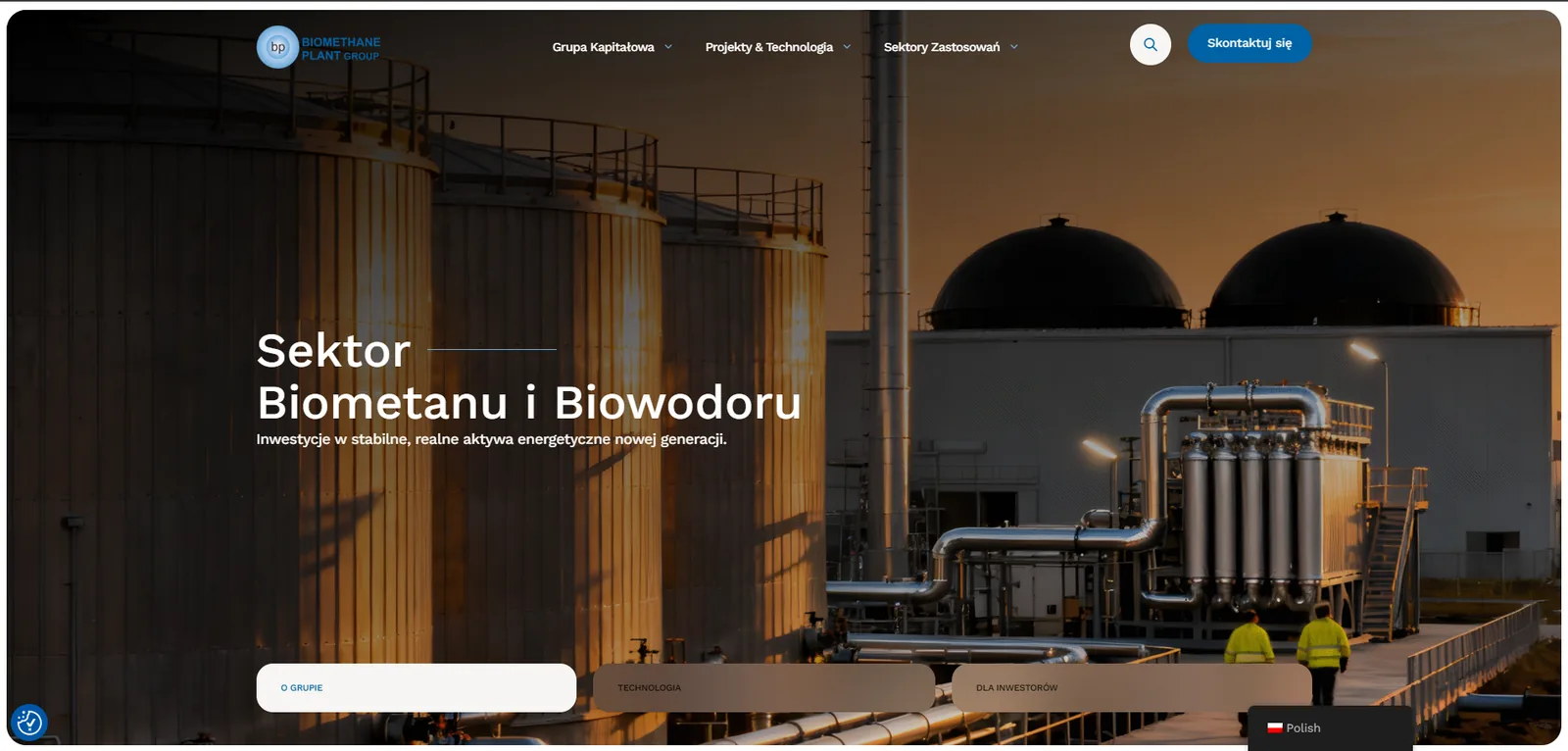 Biomethane Plant Group — serwis dla rynku biometanu