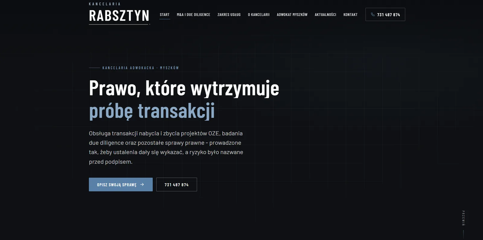 Kancelaria Rabsztyn — serwis kancelarii