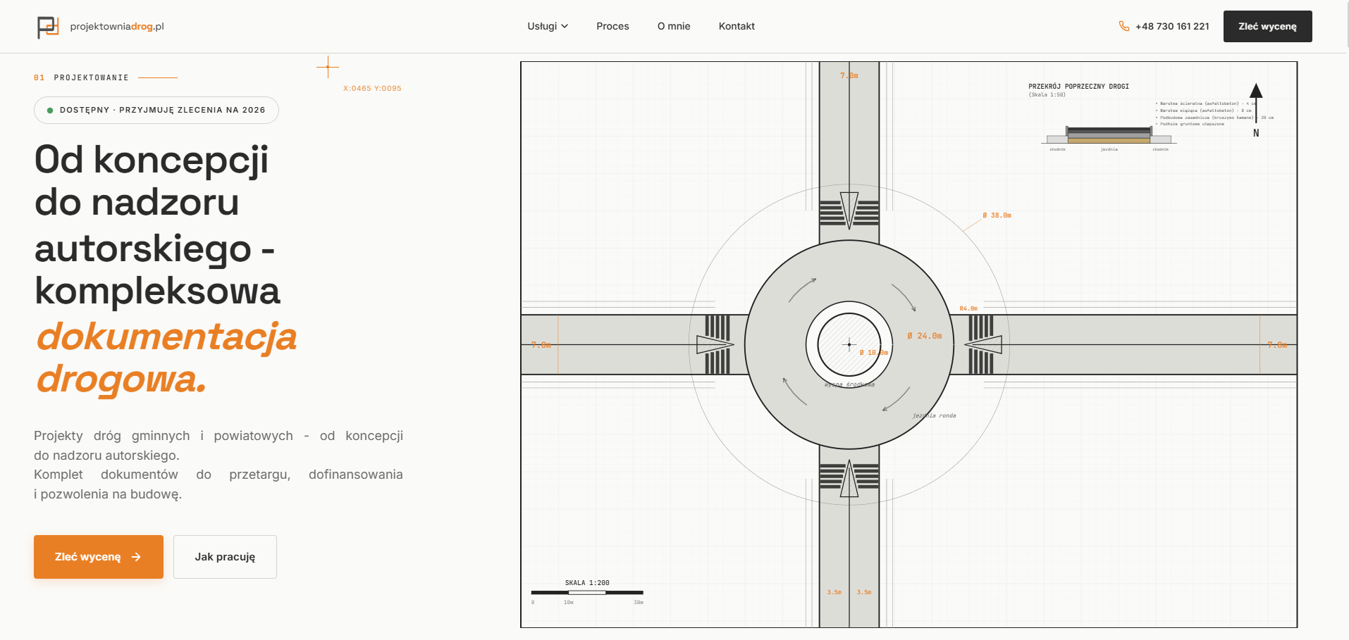 Projektownia Dróg - dokumentacja drogowa