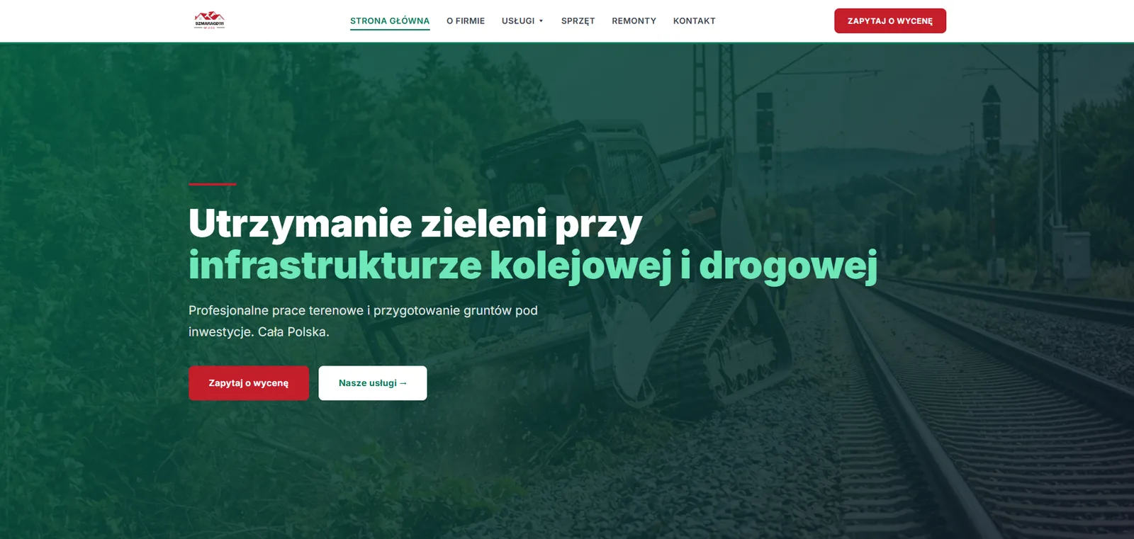 Szmaragd 111 — usługi utrzymania terenów